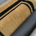 Calloway Mills 152962436A Black Border 24" x 36" Monogram Doormat, (Letter A)