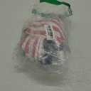 geluboao Bikini Set for Women Solid V Neck Knot Front Push Up High Leg Thong Two Piece Swimsuit (Medium, American Flag)