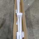 VEVOR Outdoor Stair Railing Kit, 5 FT Handrails, Adjustable Angle White Aluminum Stair Hand Rail for The Elderly, Handrails for Outdoor Steps, White 3-4 Step