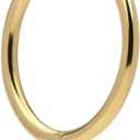 48Pcs 1.5-Inch Inner Diameter Metal Curtain Rings with Eyelets, Fits Up to 1 1/4-Inch Rod,4 mm Diameter Wire (Gold-48pcs)