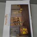 Homemory 6" 8" 10" x 4" Waterproof Outdoor Flameless Candles, Battery Operated Flickering LED Pillar Candles with Remote and Timers for Indoor, Plastic, Ivory White