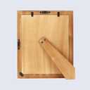 Handicrafts Home 8x10 Picture Frame, Wall & Tabletop Dcor, Handmade Pearlescent Barley Pattern, Vintage & Elegant Mother of Pearl Picture Frames for Living Room, Office & Home Decor  White & Black