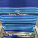 Tommy Bahama Set of 2 Highboy 4 Position Beach Chairs 15 Inch Seat Height with Cupholder, Side Storage Pouch and Mobile Phone Holder