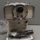 Espresso Machine 20 Bar, Professional Espresso Maker with Milk Frother Steamer Wand, Retro Coffee Maker Cappuccino & Latte Machine for Home, 1.8L Removable Water Tank, Off-white