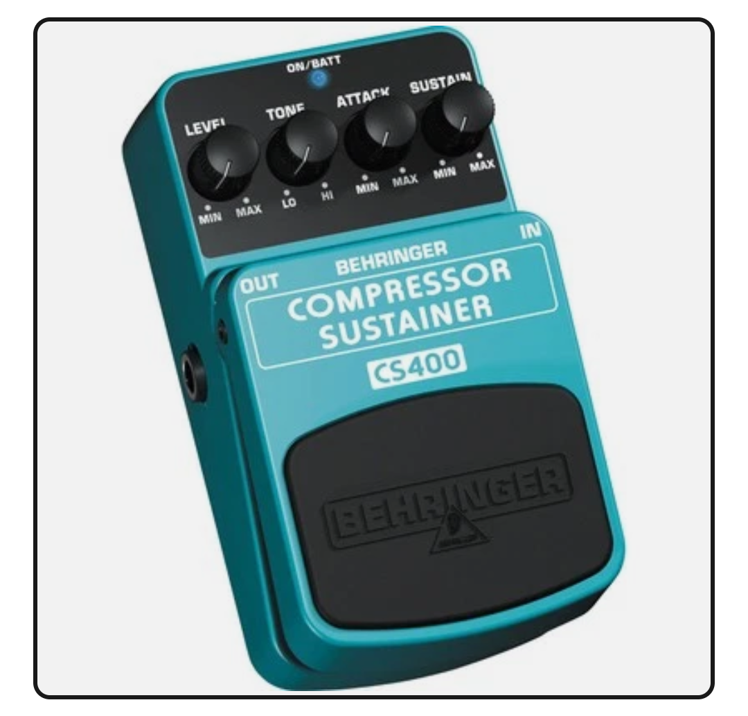 Behringer Compressor/Sustainer CS400 Effects Pedal #000-60500-00010