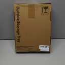 Bedside Caddy Shelf Dorm Bed, No Drill College Nightstand Organizer for Personal Items Books Glasses Apartment Bedroom Small+Black