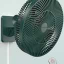 12 Inch Wall Mount Oscillating Fan with Remote and Timer, Small RV Fan with Powerful 4 Speeds, 90° Oscillation,125° Adjustable Tilt, 8.2 ft Wire, Quiet Corner Fans for Bedroom, Indoor Bathroom