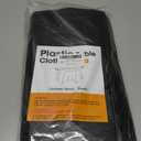 Black Plastic Table Cloth - 16 Pack 84" Round Disposable Tablecloths for Round Tables, Waterproof Table Cover for Holiday Parties & Gatherings