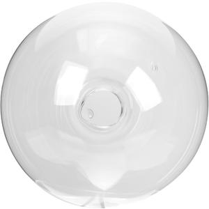 HOMSFOU Glass Globe Lamp Shade Replacement for G9 Base Light Fixtures 3.93 Inch Clear Round Lampshade for Pendant Ceiling Wall and Table Lamps (10x10cm)