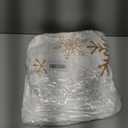 Christmas Throw Blanket Christmas Snowflake Blanket Ultra Soft Flannel Fleece Blankets Winter Plush Fuzzy Warm Bed Blankets Xmas Holiday Decor for Couch Bed 60" X 80" (Golden Grey Snowflakes)