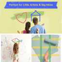 SWRT Colored Masking Tape 6-Pack, 1 Inch x 55 Yards Painters Tape Set, Colorful Craft Teacher Tape for Arts, Crafts, Labeling & Classroom  Easy Tear, Residue-Free