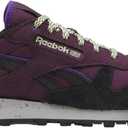 Reebok Women's Classic Leather Sneaker, Midnight Plum/Black/Grey 1, Size 8.5