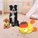 Dog Interactive Treat Dispenser Toy, Food Puzzle Slow Feeder (Yellow)