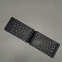 VBESTLIFE Foldable Bluetooth Keyboard, Rechargeable Ultra Slim Keyboard Compatible for iOS, for Android, for for Smartphone Tablet and Laptop (Black)