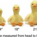 Plush Duck Stuffed Animal - Ultra Soft & Huggable, 18 Inch Cuddly Duck Buddy for Boys & Girls, for Birthday/Christmas/Valentine‘s Day (Yellow)