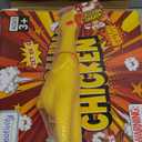 Pack of 4 PCS Screaming Chicken Yellow Squeaky Rubber Chicken Funny Style Dog Toy Novelty (2pcs 14 inch, 2 pcs 12 inch)