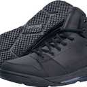 Shoes for Crews Tigon, Men's Slip Resistant Food Service Work Sneakers (11.5, Black)