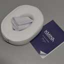 KMINA Ear Piercing Pillow for Side Sleeping with Adjustable Strap, Washable, Pressure Relief Pillow, Hole in Center, Made in Europe