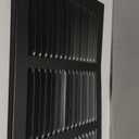 30"w X 8"h Steel Return Air Grilles - Sidewall and Ceiling - HVAC Duct Cover - Black [Outer Dimensions: 31.75"w X 9.75"h]