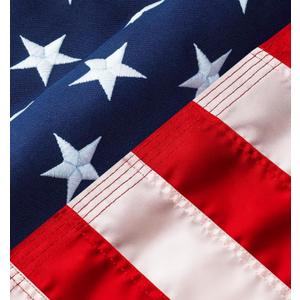 3x5 USA Flag With Embroidered Stars & Sewn Stripes - American Flags for Outside 3x5  Heavy Duty UV Treated Polyester (Tougher Than Nylon), 70% More Fade Resistant
