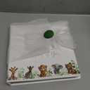 Baby Book Keepsake - Timeless Baby Memory Book for Boy or Girl I First 5 Year I Faux Leather, Gender Neutral, Safari Theme w/Gold Foil Stamp - Baby First Year Book Journal Scrapbook Photo Album Shower