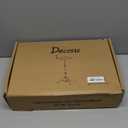 Projector Stand Tripod Adjustable, Laptop Height from 23.5 to 46.5 inches with Gooseneck Phone Holder, Floor for Office, Home, Stage, Studio, DJ Racks Holder Mount, 23.5inch-46.5inch (Black)