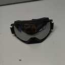 findway Ski Goggles OTG - Over Glasses Snow/Snowboard Goggles for Men, Women & Youth - 100% UV Protection (A4-black Frame Silver Lens(10%))