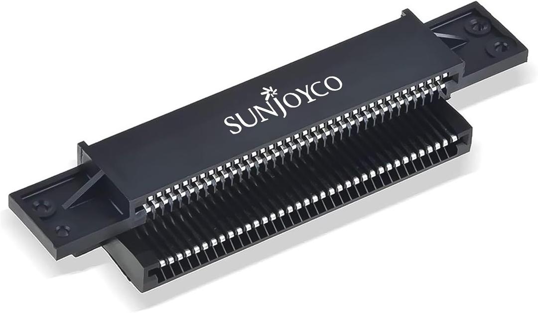 SUNJOYCO NES Cartridge Slot, 72 Pin NES Connector for NES 8 Bit Entertainment System Nintendo Console Games Repair Part