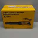 Cordless Leaf Blower Compatible with Dewalt 20V Max Battery, 500CFM/150MPH Electric Leaf Blower Cordless, 5 Speed Modes, Battery Powered Blowers for Lawn Care, Yard (Tool Only)