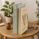 Decorative Books for Home Decor - Coffee Table Books Faux/Fake - Aesthetic Home Room Decor for Shelf Living Room Mantle TV Stand Entryway Office - Decorations for Home