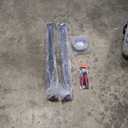 Muzata 5-10FT Modular Black Cable Railing Kit 36 Inch 2 Level Post Kit Complete Set Cable Railing System for Decks Length Adjustable Easy DIY with Paper User Guide (No Handrail) RWS1 BH4S