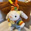 Bunny Ornament - Handmade Rainbow Bunny Ornaments, for Girls, Backpack Ornament and Home Decor.