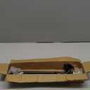 Curtain Rods, No Rust Adjustable Blackout Drapery Rods, 5/8 Inch Diameter Wrap Around Curtain Pole for Windows, Ideal for Bedroom, Outdoor (28-48 Inch, Black)