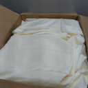 Round Tablecloth 120 Inch Tablecloth 10 Pack Ivory Table Cloths Washable Decorative Polyester TableClothes Cover for Dining Table Banquets Buffet Parties and Wedding
