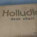 HOLLUDLE Ergonomic Mesh Office Chair - 3D Adjustable Lumbar Support & 3D Armrests, V-Shaped Back, Adjustable Desk Chair for Office & Home, Black