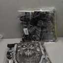 26 Inch Halloween Graveyard Tombstones Yard Stakes Signs Large 6 Styles Outdoor Headstones for Cemetery Halloween RIP Graveyard Tombstones Outdoor Props Yard Decorations with Metal Stakes