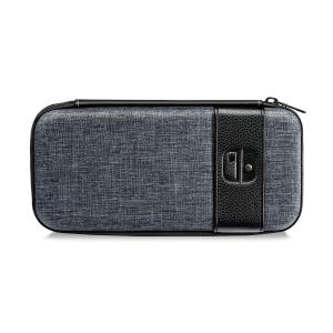 PDP Gaming Elite Slim Travel Case For Console, Up To 6 Games: Grey - Nintendo Switch