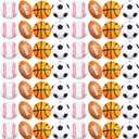 60 Pieces Sports Party Favors Balls Foam Stress Tiny Sports Balls Including Basketball, Soccer Ball, Baseball, Football for Stress Relief Ball Games Stocking Stuffers, Small