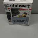 Cuisinart Waffle Maker, 1250W Round Classic Waffle Iron, 5-Setting Adjustable Browning Control, WMR-CANAS, Brushed Stainless