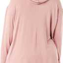 Amazon Essentials Women's Supersoft Terry Essentials Hoodie, Standard-Fit Long-Sleeve Pullover (Pink, S)