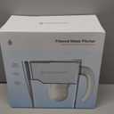 Clearly Filtered No.1 Filtered Water Pitcher/Updated Model/Targets 365+ Contaminants e.g. Fluoride Chlorine PFAS Microplastics Lead Arsenic BPA/BPS Free