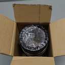 Reinforced Dryer Vent Hose 4 inch 8 FT with 2 Key Hose Clamps, Heavy Duty Flexible Duct Hose for Laundry, Grow Tent, Bathroom Exhaust Fan