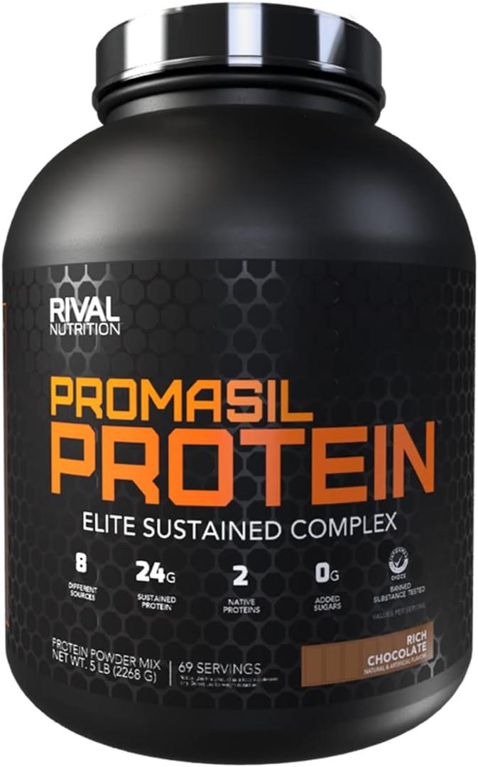 Rival Nutrition Promasil Soft Serve Vanilla 5lb (5 Pound (Pack of 1))(Exp: 05/24/2027)