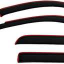 Auto Ventshade [AVS] In-Channel Rain Guards For 2002 - 2008 Dodge Ram 1500; 2003 - 2009 Dodge Ram 2500/3500 Quad Cab | Window Vent Visors, 4 pcs. - Smoke | 194623