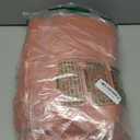 Horbaunal 5 Pcs Burnt Orange Ruffle Duvet Cover King Size Soft Microfiber Shabby Chic Ruffled Duvet Cover Set, Vintage French Country Ruffle Bedding Set with Zipper Closure & Corner Ties, 90" x 104"