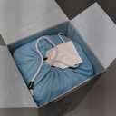 Bedtter Cooling Blankets for Hot Sleepers - Summer Blanket Thin Lightweight Breathable Soft Double Side with Bag for Travel, Cooling Comforter for Couch Sofa, Keep Cool for Night Sweats, Blue 50x60