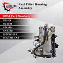 F6TZ-9B246-BA Fuel Filter Housing Assembly Compatible with 1994-1997 Fo-rd F250 F350 E350 7.3L Power-Stroke Diesel Trucks #. FG1054 F6TZ9155AB