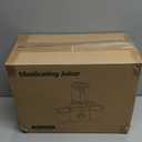 Juicer Machines, Cold Press Juicer with Wide Chute, Slow Masticating Juicers, High Juice Yield for Leafy Greens, Fruits & Vegetables, Easy to Clean