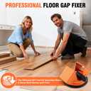 Floor Gap Fixer Tool for Laminate, LVP, Vinyl Plank & Engineered Hardwood Floors Heavy Duty Aluminum Suction Cup, DIY Floor Gap Repair Kit (Hammer not Included)