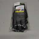 2 x Nylon Work Glove for Garden Cycling Gloves Lightweight (Black-2 Pair)